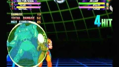 MvC2: Akuma 100% combo (on Akuma)