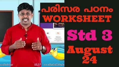 First bell 2.0 Std 3 EVS worksheet August 24@shijueduvibez