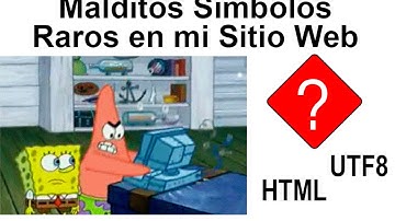 Corregir Simbolos Raros HTML (Rombos vacios y Rombo con signo de interrogacion) Bien Explicado