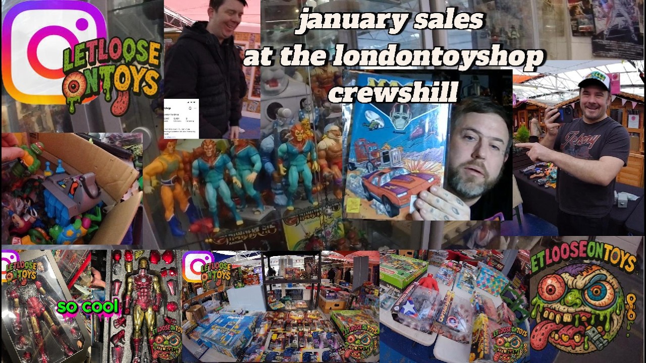 january SALES at the londontoyshop (crewshill) what did we find to keep or possible sell on