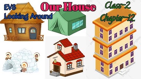Our House Class 2 Chapter-12 EVS (Looking Around)with question answer @NCERTTHEMIND