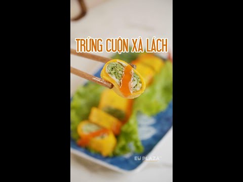 Video Món trứng cuộn xà lách đơn giản, dễ làm, đẹp mắt với... - youtube