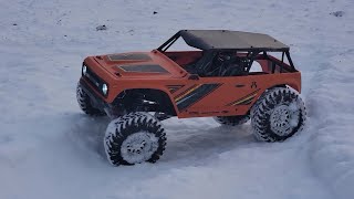 small snow drive. with the axial wraith 1.9 screenshot 1