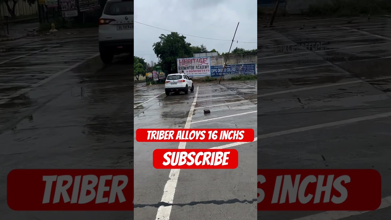 Alloy wheels in Renault Triber 