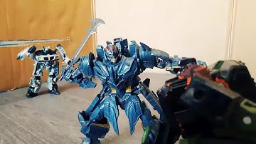Transformers The Last Knight Autobots vs Megatron Stop-motion