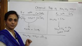  INORGANIC REACTIONS  | XII | Sodium compounds | plus 2 CHEMISTRY | vanimaamwoc | 6