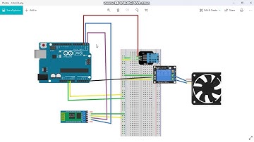 Kipas Angin Otomatis Menggunakan Sensor DHT11 DAN hc-05