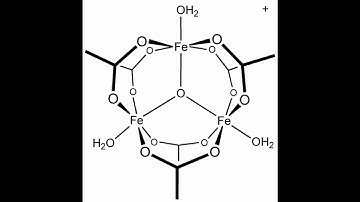 Formation of Iron Acetate in Solution