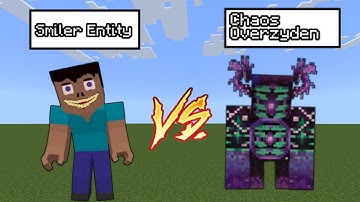 Smiler Entity vs Chaos Overzyden In Minecraft - Minecraft Mob Battle