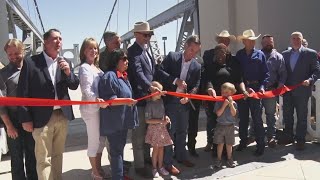 Waco celebrates reopening of historic suspension bridge
