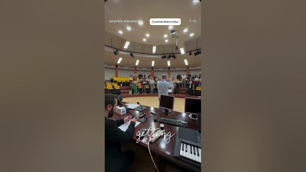Colaborando con la Camerata Coral de la Universidad de Cantabria!