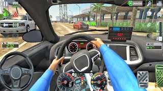 Taxi Car Simulator 2026 Gameplay - Dodge Challenger Taxi Driving - Car Game Android Gameplay screenshot 5