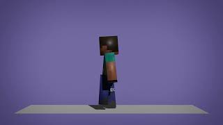 steve walk animation