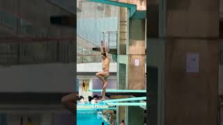Mic’d up behind the scenes. #diving