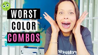 Worst Popular Color Combinations to Avoid in Decorating