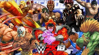 STREET FIGHTER | Royal Rumble WWE 2K18 Gameplay screenshot 5