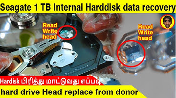 Seagate 1 TB Internal Hard Drive 3.5 | hard disk head replace | data recovery tamil | Yaru Da Suresh