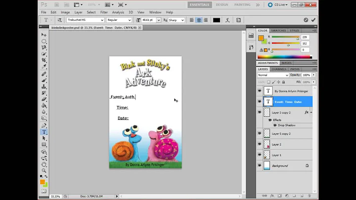 Photoshop CS5 Tutorial: Simple Text Editing