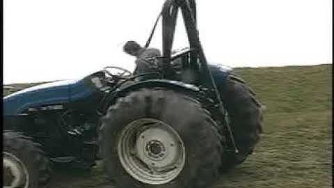 Workplace safety - Tractor Demo of Side Rollover