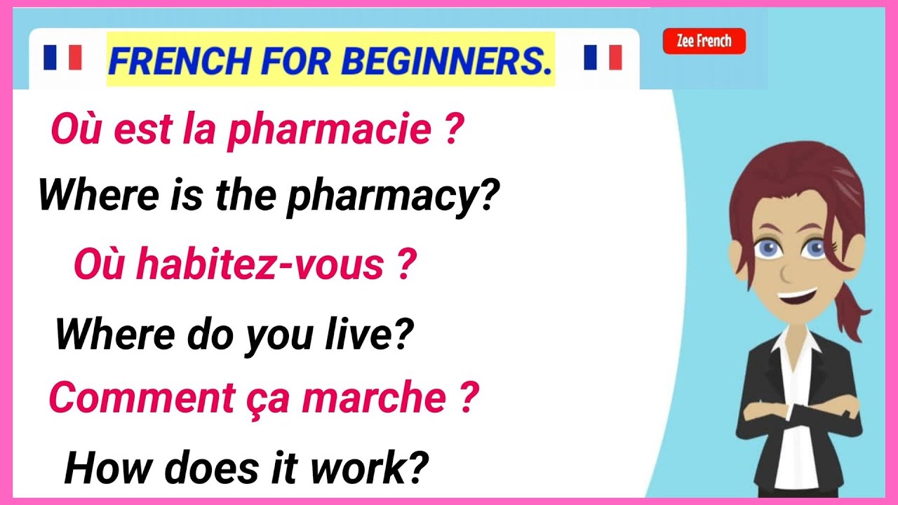 Simple French Phrases for Beginners – Learn in a Flash! 🇨🇵 Part (4 ...