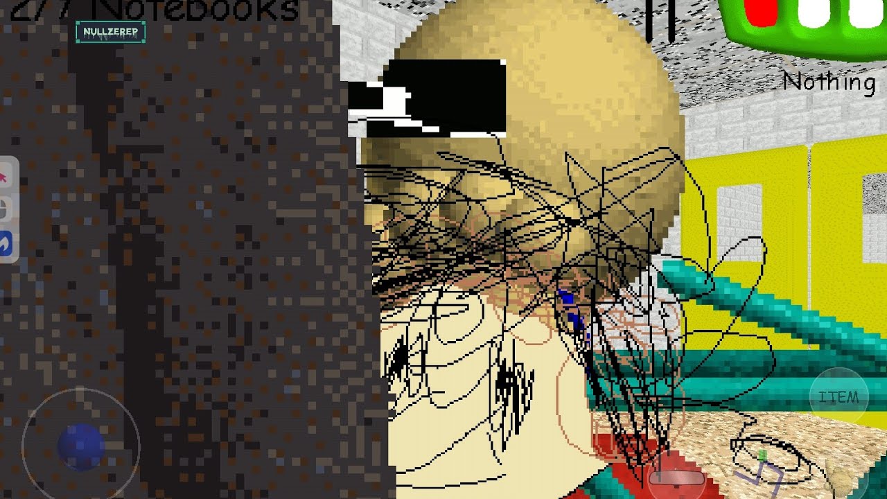 Playing "baldi's basics" with mod menu