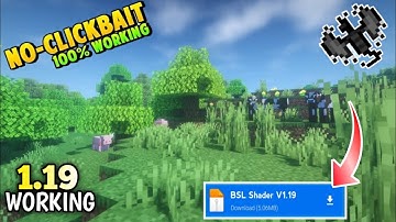 HD BSL Shader for Minecraft pe 1.19 || Shaders for Mcpe 1.19 ( Render Dragon  )