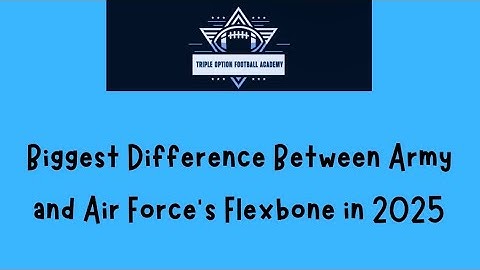 Biggest Difference Between Army and Air Force’s Flexbone in 2025