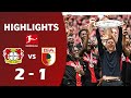 Bayer 04 Leverkusen vs. FC Augsburg 2-1 Highlights | Bundesliga 2023/24