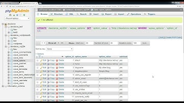 How to edit sql table via phpmyadmin in cPanel - Course +HD + Latest - P22