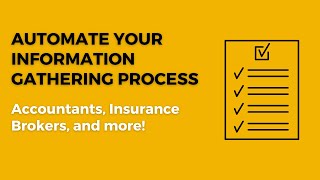 Automate Information Gathering and Intake Process with Custom Forms