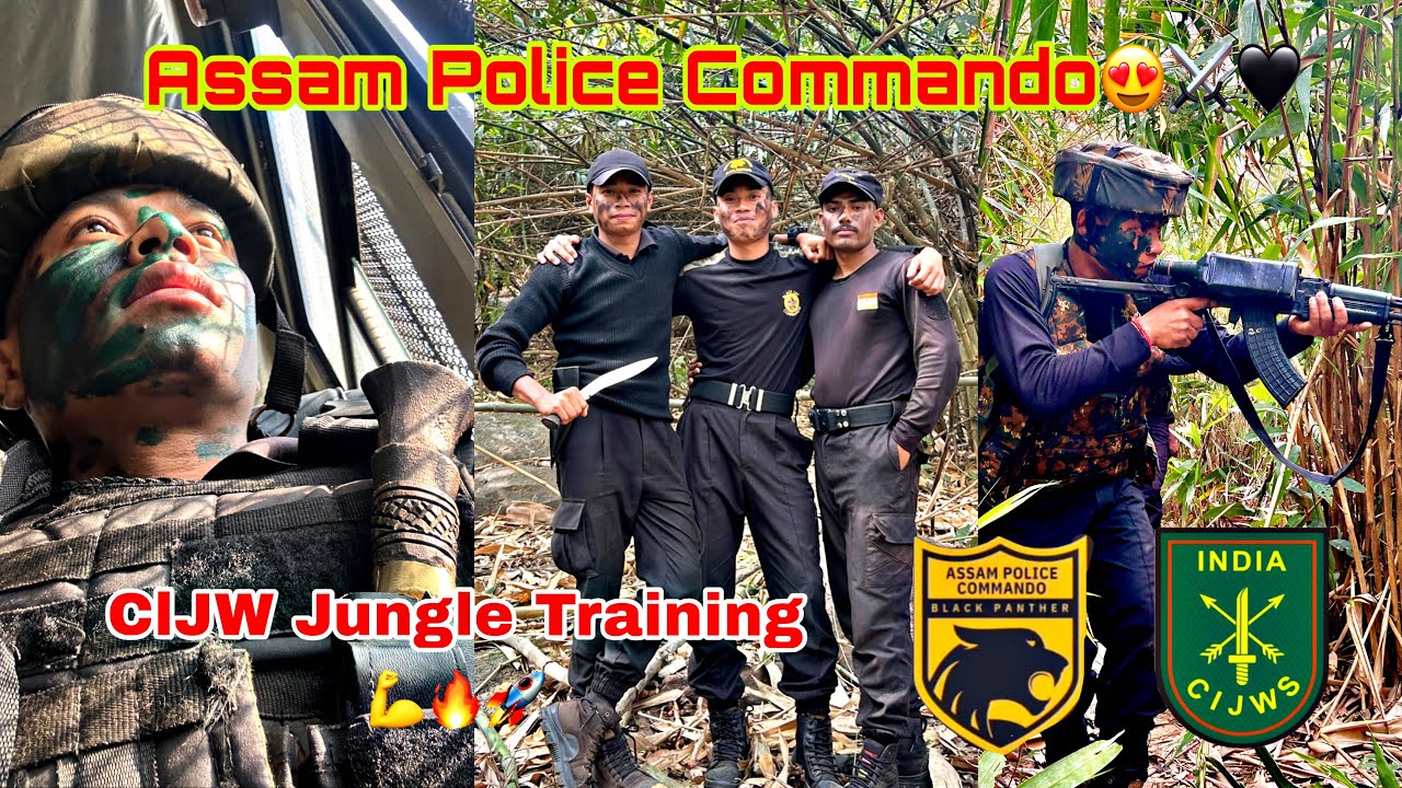 Assam Commando😍 ClJW 🇮🇳 Jungle Training 🚀 