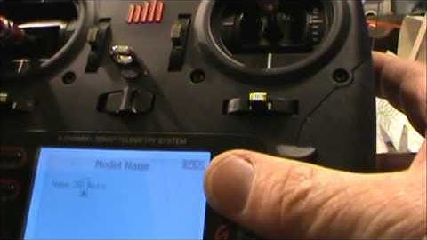 How to add an Airplane to a DX6 Spektrum Transmitter