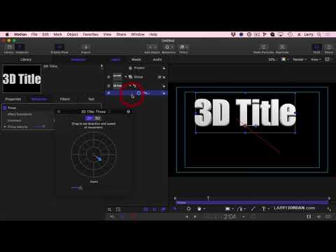 Apple Motion 5.4: Animate Text with Behaviors - Larry Jordan PowerUp Webinar #246