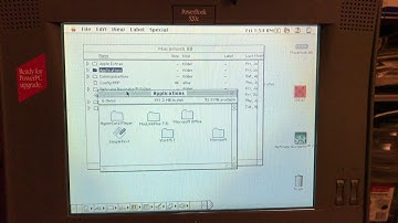 PowerBook 520C  boot up sequence.