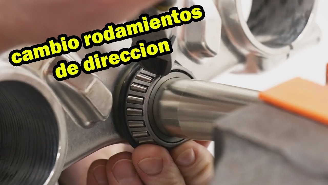 Cambio rodamientos de dirección Enduro y motocross