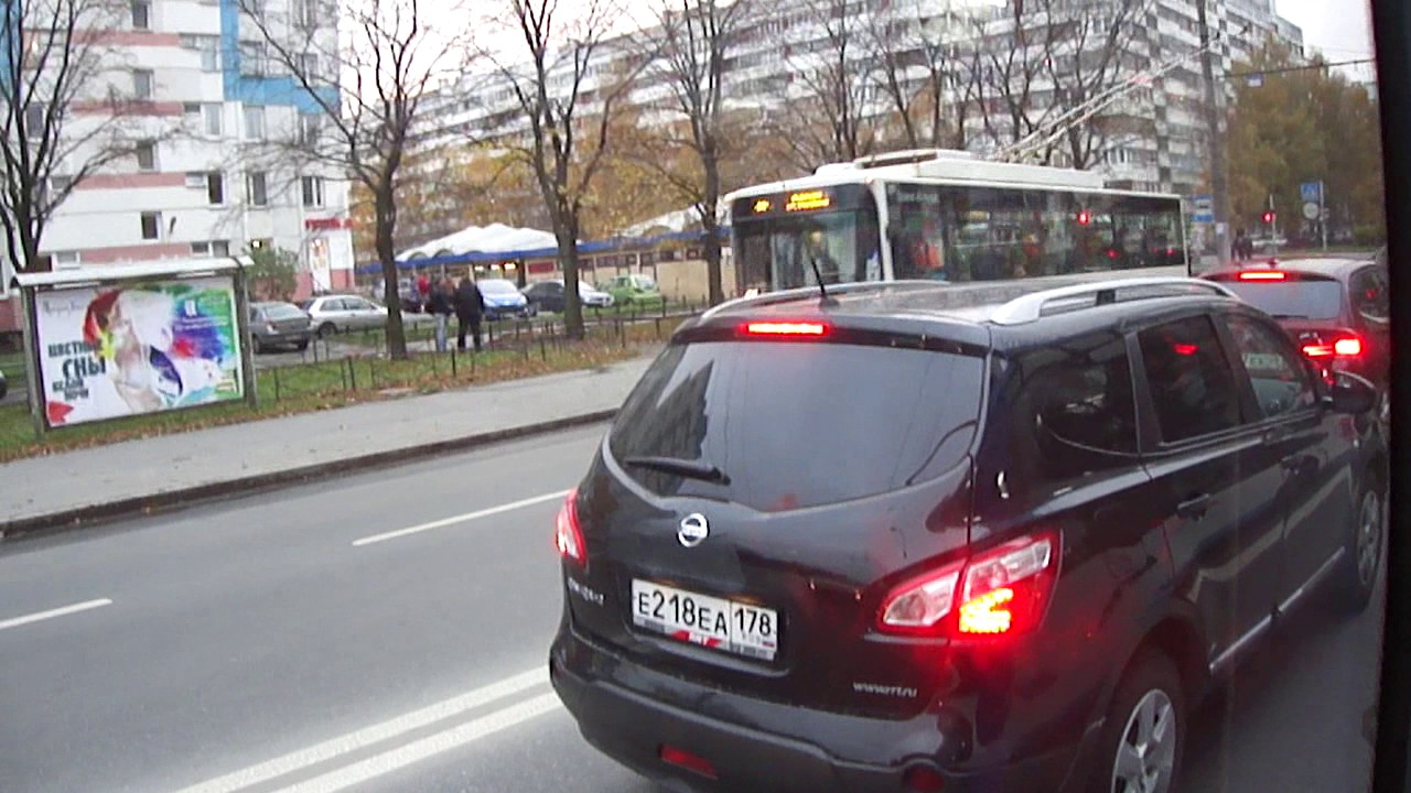 Троллейбус Санкт-Петербурга 53: ТролЗа-5265.00 б.6402 по №25 (23.10.11)