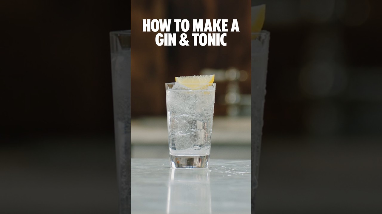 How to Make a Gin & Tonic #ginandtonic #cocktails #drinks