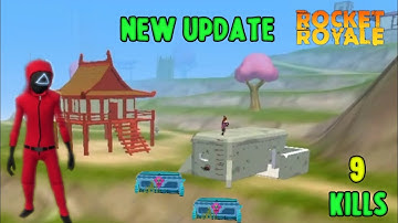 Rocket Royale 9 KILLS IN NEW MAP SAKURA GARDEN - Android gameplay #70