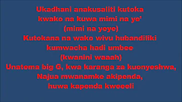 MAPENZI YANA RUN DUNIA   ALI KIBA Lyrics by yoseph mhs