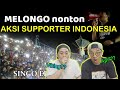 😍😱 RAME!! Bikin ikutan heboh reaksi Oppa barbar nonton Supporter Bola Indonesia
