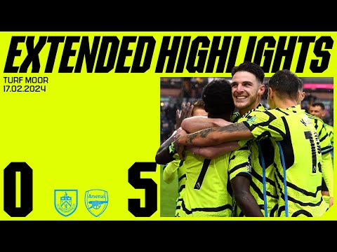 SAKA BAGS BRACE IN ROUT 🔥 | EXTENDED HIGHLIGHTS | Burnley vs Arsenal (0-5) | Premier League