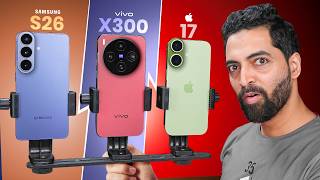 iPhone 17 Vs vivo X300 Vs Samsung S26 : Asli Compact KING Kaun 👑?