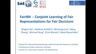 FairNN - Conjoint Learning of Fair Representations for Fair Decisions
