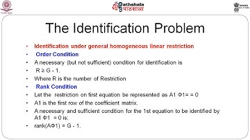 Examples of Simultaneous Equation System   II
