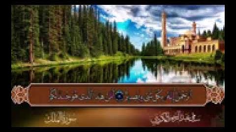 استمع سورة الملك بصوت شجي  القرآن الكريم