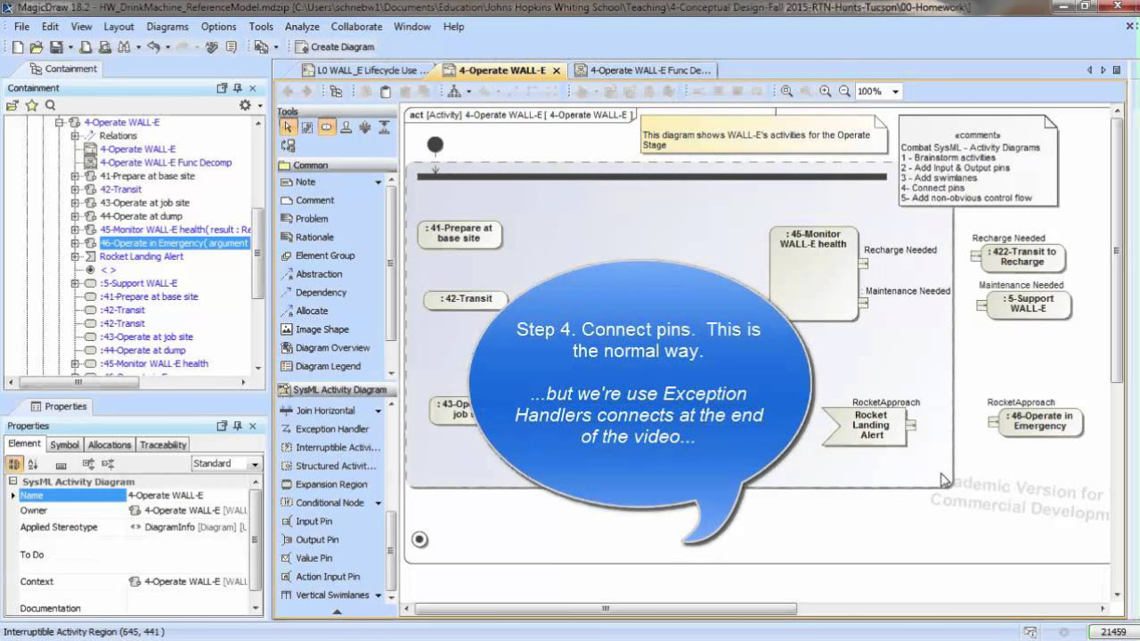 สัญลักษณ์ activity diagram  2022  SysML Activity Diagram