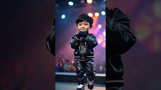 Little Star Steals the Show: Adorable Kid Sings & Walks the Stage! #catwalk #cute #funnykids #baby