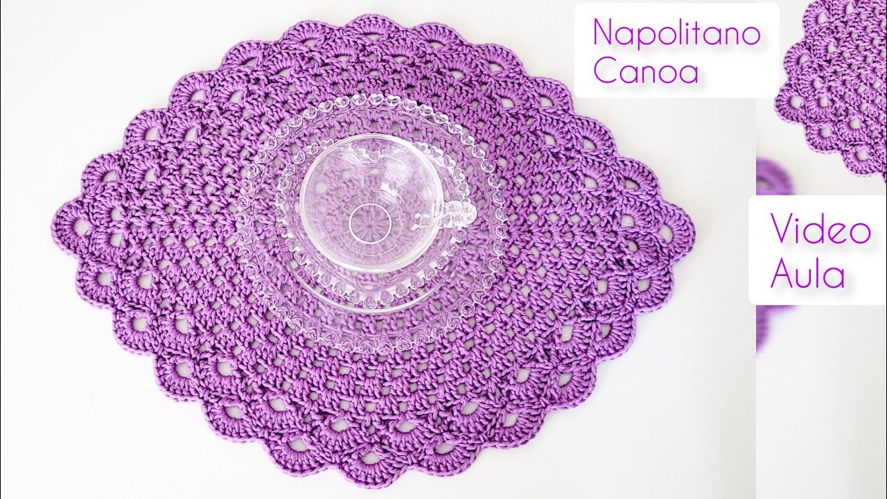 SOUSPLAT NAPOLITANO Canoa/simples e rápido de fazer 💜