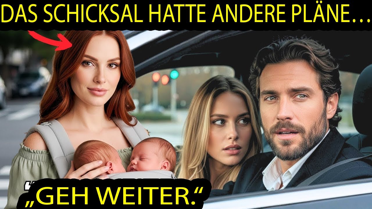 Er bringt die Verlobte heim – dann sieht er die Ex am Zebrastreifen… mit Zwillingen.