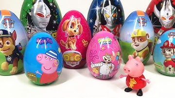 小豬佩奇拆開了奇蛋奧特曼！賽文和杰克的奧特曼也能拼裝成可愛玩偶？太有趣了！ #玩具 #玩具开箱 #盲盒 #变形玩具 #奥特曼